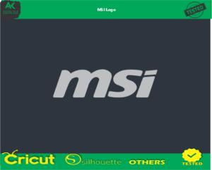 MSI Logo Skin Vector Template