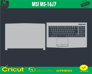 MSI MS-16J7 Skin Vector Template