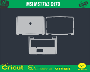 MSI MS1763 GT70 Skin Vector Template