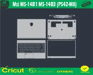 MSi MS-14B1 MS-14B3 (PS42-M8) Skin Vector Template