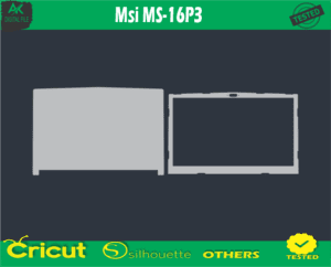MSi MS-16P3 Skin Vector Template