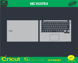 NEC VK23TB-X Skin Vector Template