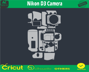 Nikon D3 Camera Skin Vector Template