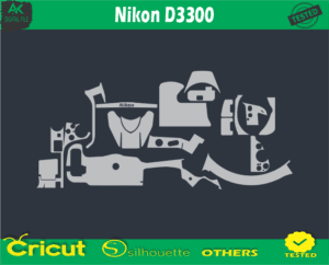 Nikon D3300 Skin Vector Template