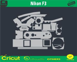 Nikon F3 Skin Vector Template