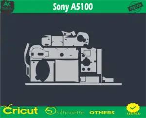 Sony A5100 Skin Vector Template