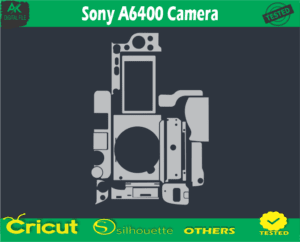 Sony A6400 Camera Skin Vector Template