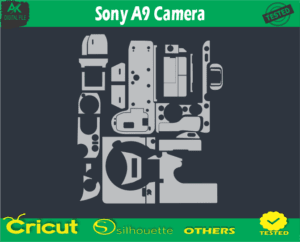 Sony A9 Camera Skin Vector Template