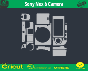 Sony Nex 6 Camera Skin Vector Template