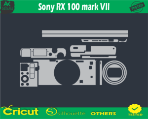 Sony RX 100 mark VII Skin Vector Template