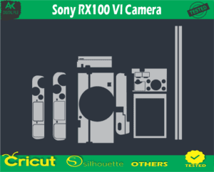 Sony RX100 VI Camera Skin Vector Template