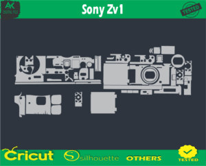 Sony ZV1 Camera Skin Vector Template