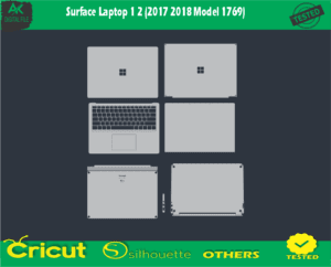 Surface Laptop 1 2 (2017 2018 Model 1769) Skin Vector Template