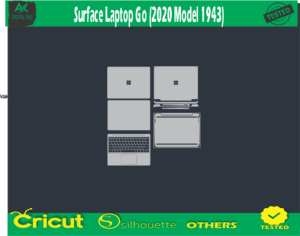 Surface Laptop Go (2020 Model 1943) Skin Vector Template