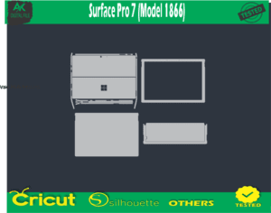 Surface Pro 7 (Model 1866) Skin Vector Template