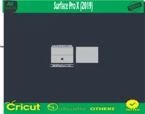 Surface Pro X (2019) Skin Vector Template