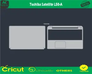 Toshiba Satellite L50-A Skin Vector Template