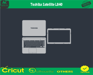 Toshiba Satellite L840 Skin Vector Template