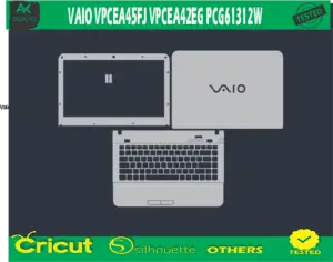 VAIO VPCEA45FJ VPCEA42EG PCG61312W Skin Vector Template