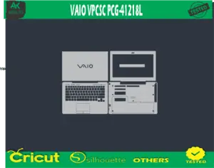 VAIO VPCSC PCG-41218L Skin Vector Template