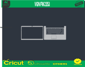 VGN FW235J Skin Vector Template