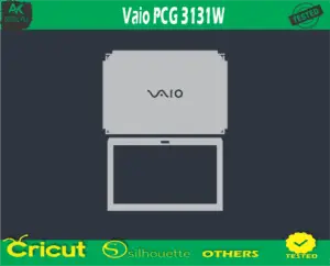 Vaio PCG 3131W Skin Vector Template