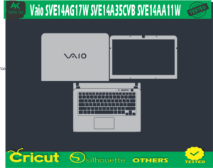 Vaio SVE14AG17W SVE14A35CVB SVE14AA11W Skin Vector Template