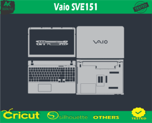 Vaio SVE151 Skin Vector Template