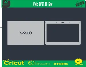 Vaio SVS13112w Skin Vector Template