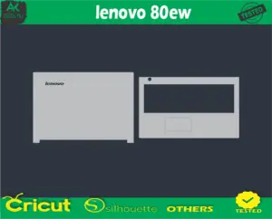 lenovo 80ew Skin Vector Template