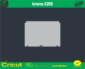 lenovo X200 Skin Vector Template