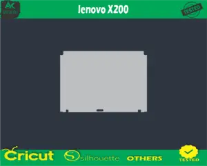 lenovo X200 Skin Vector Template