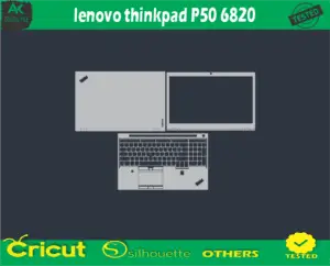 lenovo thinkpad P50 6820 Skin Vector Template