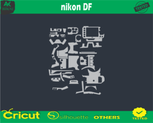 Nikon DF Skin Vector Template