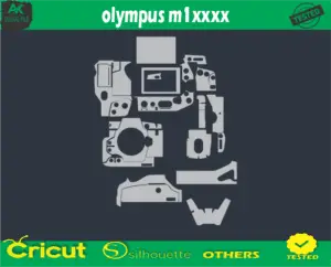 olympus m1xxxx Skin Vector Template