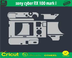 sony cyber RX 100 mark I Skin Vector Template