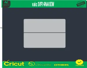 vaio SVF14NA1EW Skin Vector Template