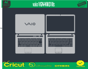 vaio VGN-NW310s Skin Vector Template