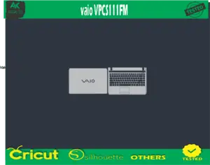 vaio VPCS111FM Skin Vector Template