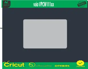 vaio VPCW111xx Skin Vector Template