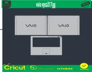 vaio vpcz217gg Skin Vector Template