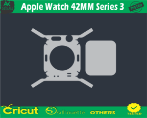 Apple Watch 42MM Series 3 Skin Vector Template