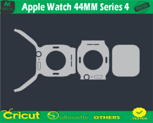 Apple Watch 44MM Series 4 Skin Vector Template