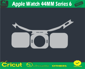 Apple Watch 44MM Series 6 Skin Vector Template