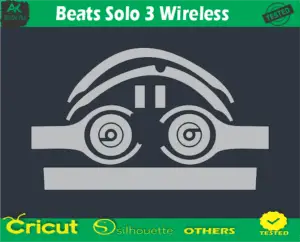 Beats Solo 3 Wireless Skin Vector Template