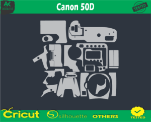 Canon 50D Skin Vector Template