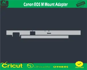 Canon EOS M Mount Adapter Skin Vector Template