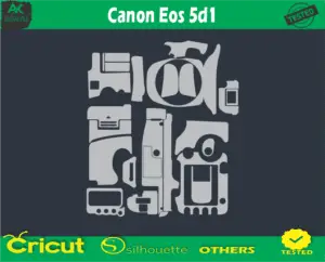 Canon Eos 5d1 Skin Vector Template