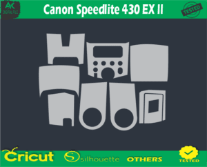 Canon Speedlite 430 EX II Skin Vector Template