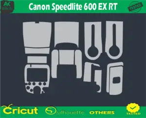 Canon Speedlite 600 EX RT II Skin Vector Template